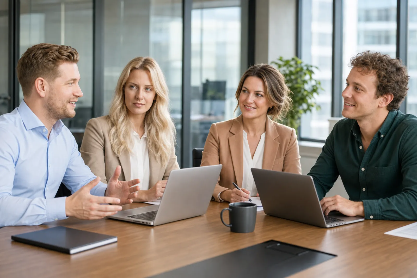 Das Team von STG Beratung im Projektmeeting